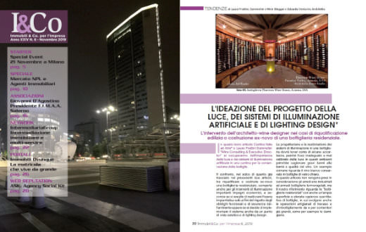 L'ideazione del progetto della luce, dei sistemi di illuminazione artificiale e di lighting design