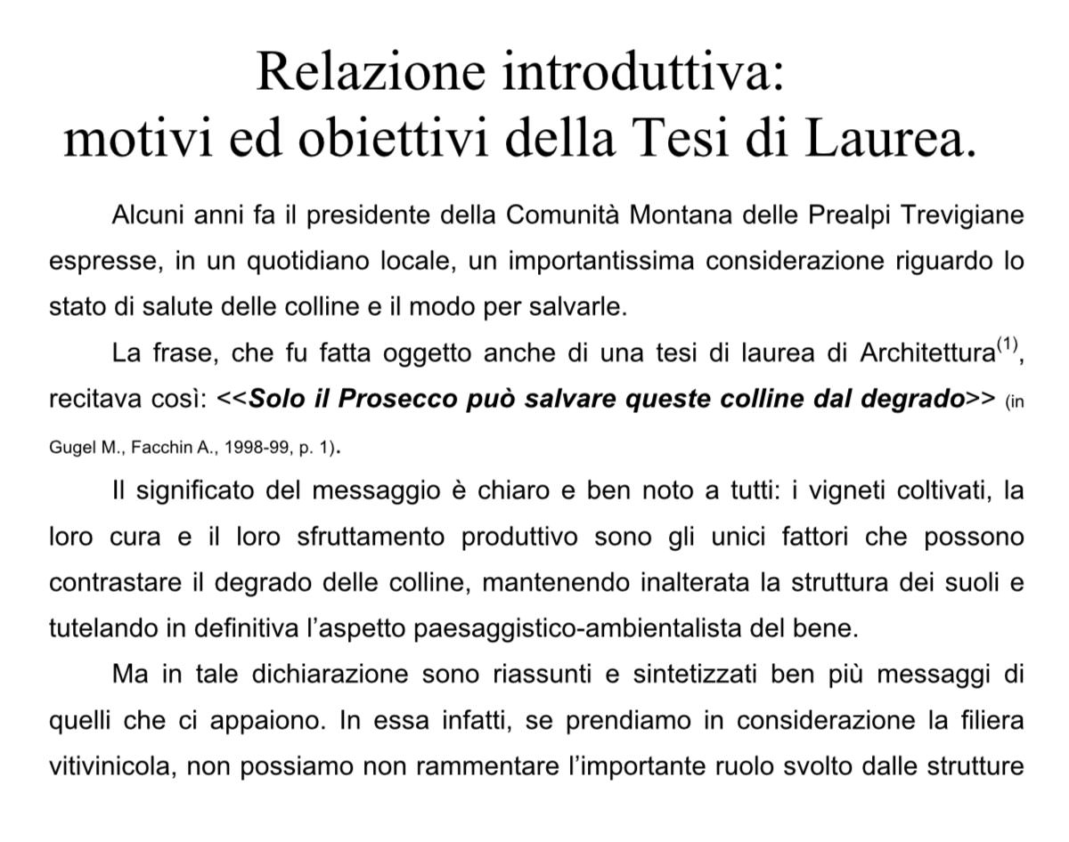 Relazione introduttiva